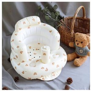 Inflatable travel baby seat